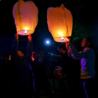 Lantern Activity to well wish on 31st
