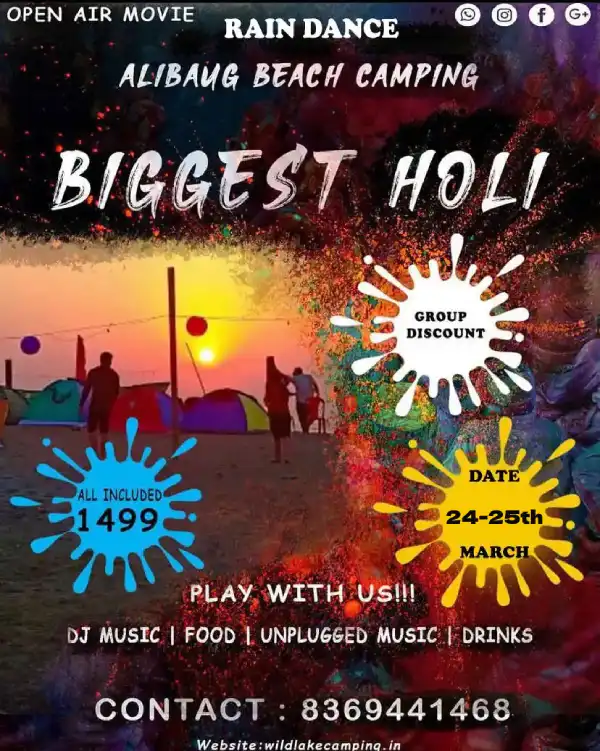 Holi Beach Party Alibaug